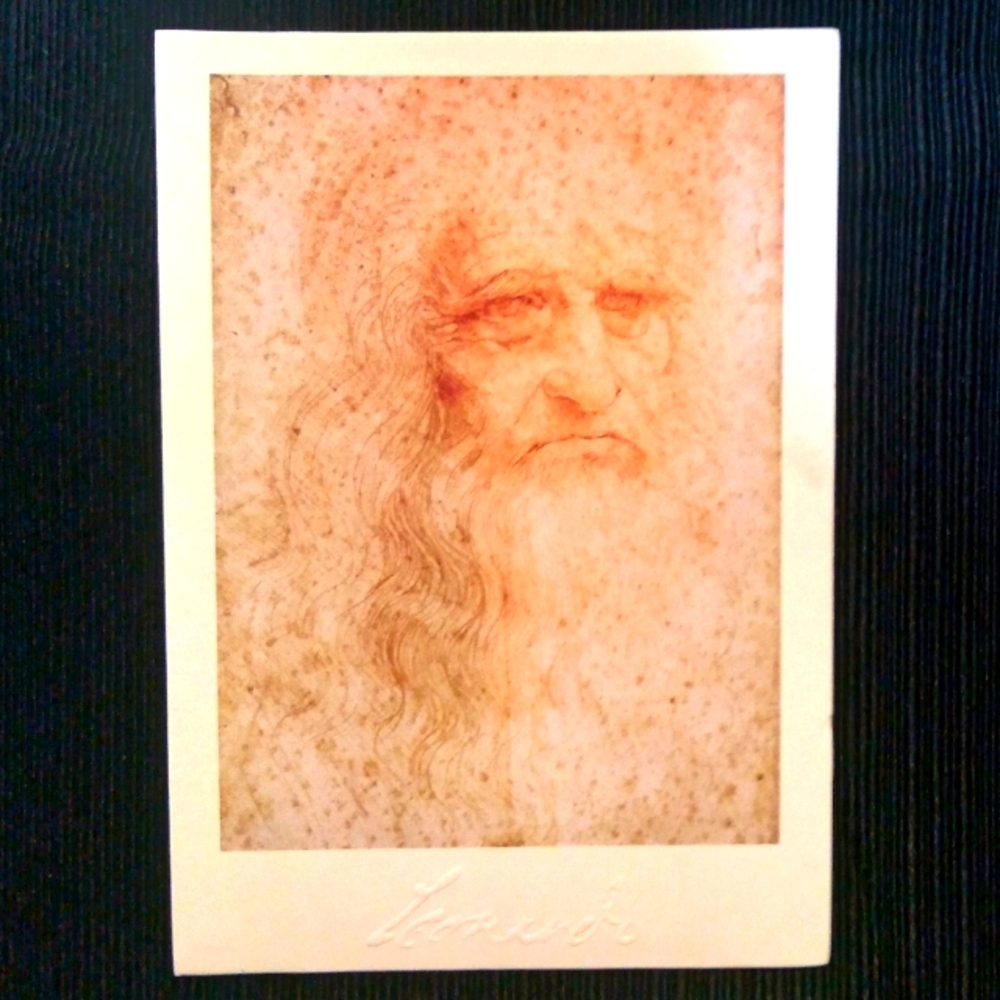 30 Note/Greeting Cards w/Envelopes Leonardo da Vinci - Picture 3 of 8